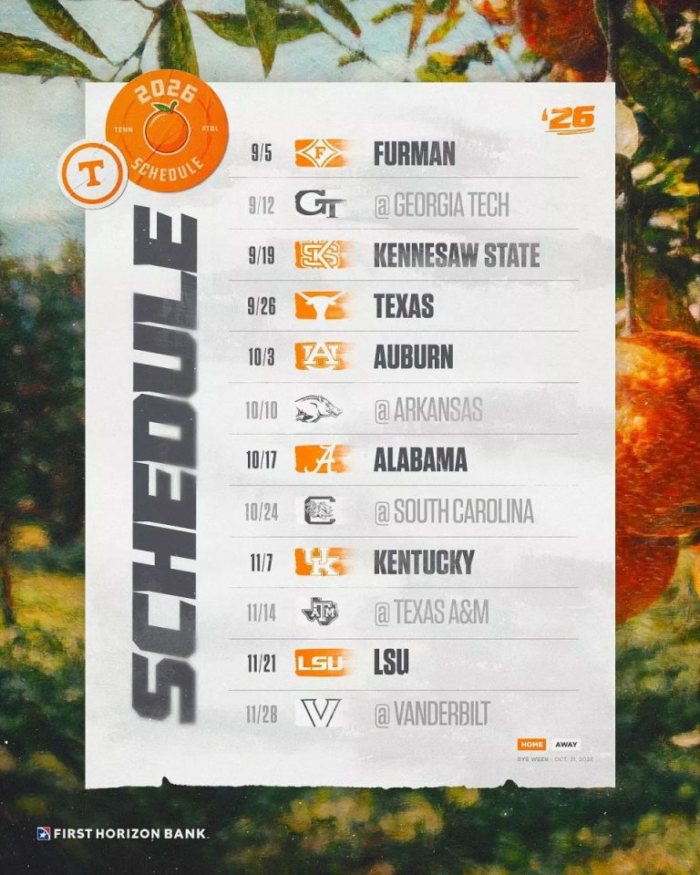 Vols 2026 Football Schedule NWTN Today 2026VolsSked 768x960
